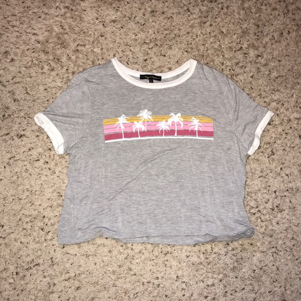 Girls cropped t-shirt